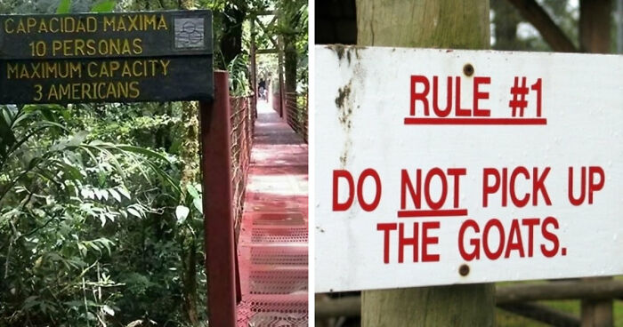 “Underwear Must Be Worn”: 65 Oddly Specific Rules That Have You Wondering Which Idiot Inspired Them