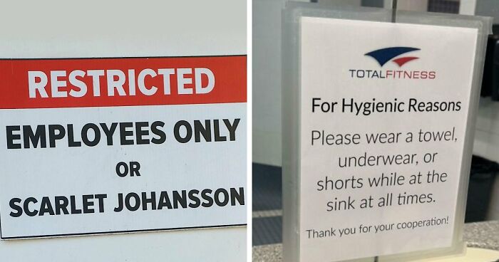 “Underwear Must Be Worn”: 65 Oddly Specific Rules That Have You Wondering Which Idiot Inspired Them