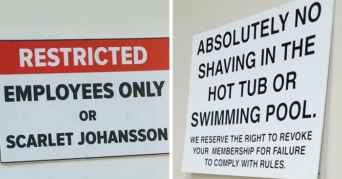 “Underwear Must Be Worn”: 65 Oddly Specific Rules That Have You Wondering Which Idiot Inspired Them