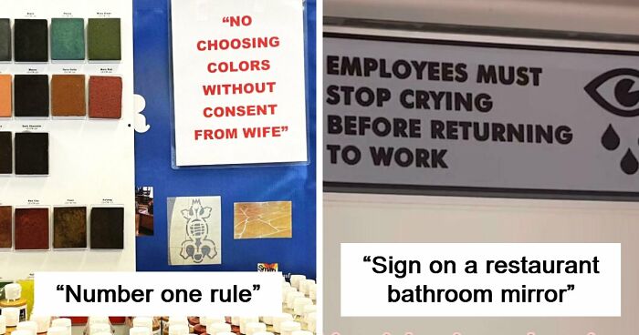 “Underwear Must Be Worn”: 65 Oddly Specific Rules That Have You Wondering Which Idiot Inspired Them