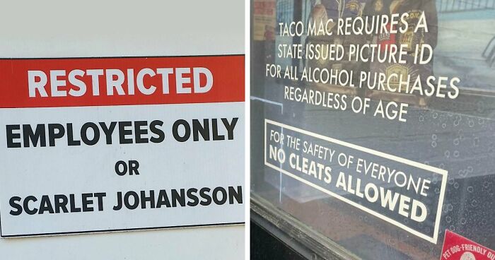 “Underwear Must Be Worn”: 65 Oddly Specific Rules That Have You Wondering Which Idiot Inspired Them