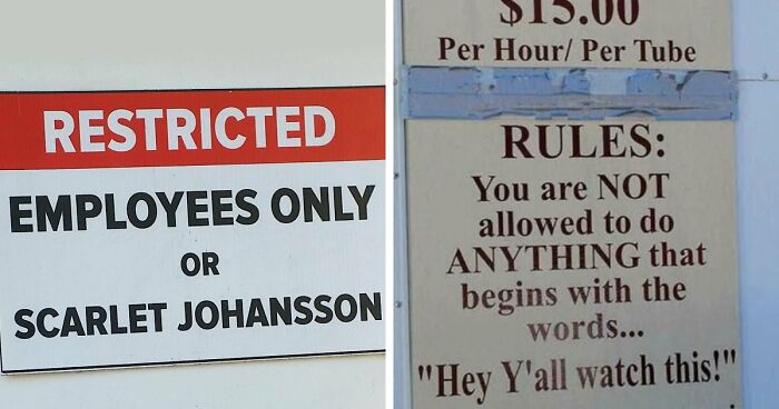 “Underwear Must Be Worn”: 65 Oddly Specific Rules That Have You Wondering Which Idiot Inspired Them