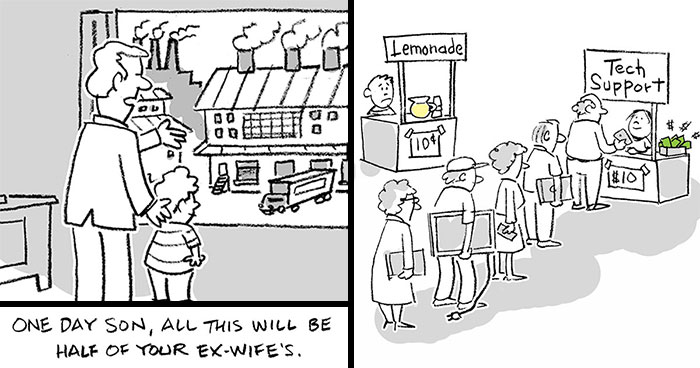 50 Hilarious One-Panel Comics By Joe Lennon That Capture Life’s Awkward Moments