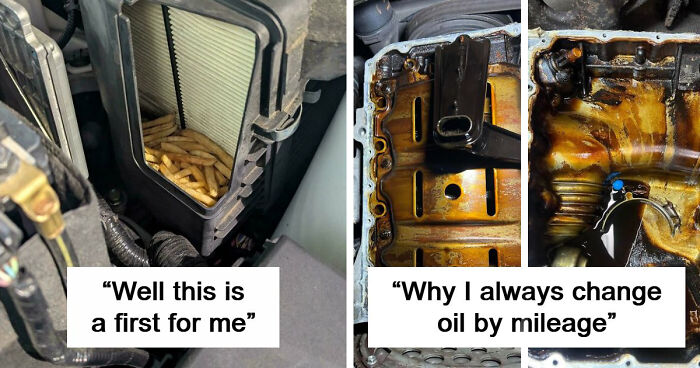 81 Times Car Mechanics Had To Take Pics Of What They Were Dealing With To Make Others Believe Them (New Pics)