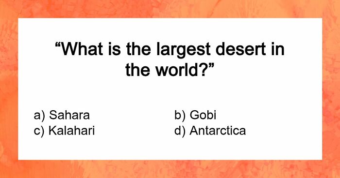 From Obvious To Impossible: 20 Brain-Scratching General Knowledge Questions