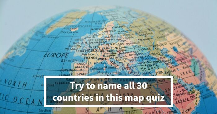 Only Geography Geniuses Can Name All 30 Countries In This Map Quiz – Prove You’re One