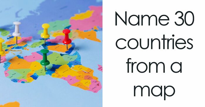 Only Geography Geniuses Can Name All 30 Countries In This Map Quiz – Prove You’re One