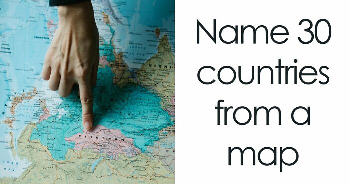 Only Geography Geniuses Can Name All 30 Countries In This Map Quiz – Prove You’re One