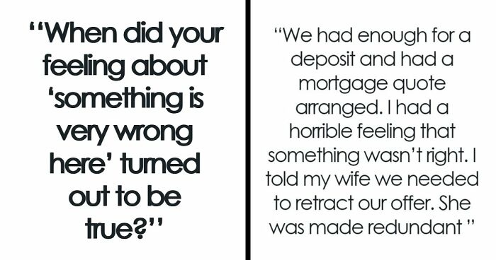 “I Knew Something Was Wrong”: 45 Times People Gut Warned Them About Something Horrible
