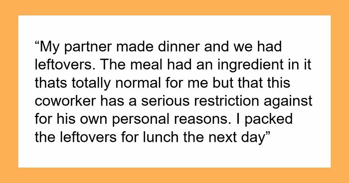 Food Thief Leaves Coworker Hungry, Is Mad When He’s Tricked Into Eating Something He Shouldn’t