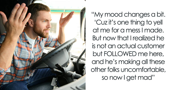 Driver Thinks He’s Following Guy To His Job To Get Him Fired After Being Cut Off, Gets Humiliated