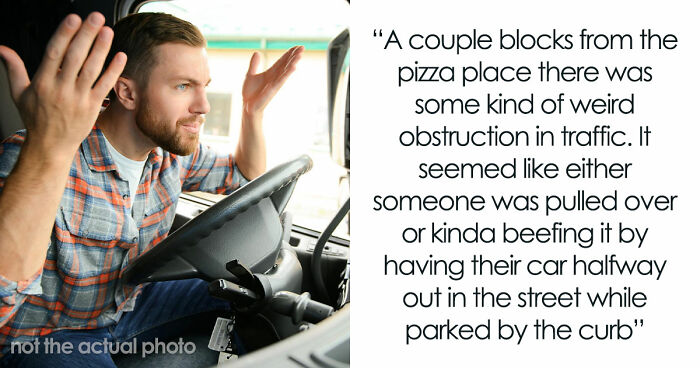 Driver Thinks He’s Following Guy To His Job To Get Him Fired After Being Cut Off, Gets Humiliated