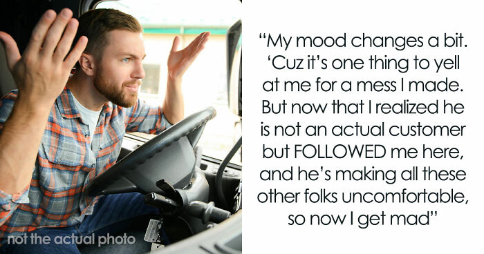 Driver Thinks He’s Following Guy To His Job To Get Him Fired After Being Cut Off, Gets Humiliated