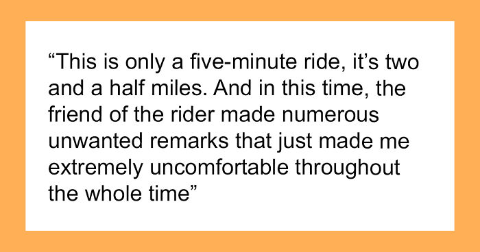 Uber Driver Shares Highly Disgusting And Inappropriate Interaction, Women Shocked They Get Reported