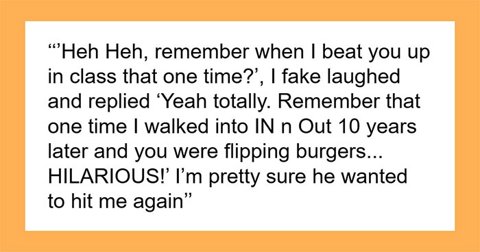 “Kids Are Evil In Every Way”: 53 Times People Met Former Bullies Who Made Their Lives Hell