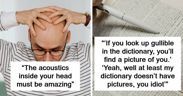 69 Times People Insulted Someone In Just The Right Way