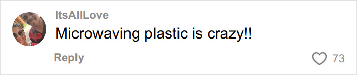 Um comentário de mídia social de ItsAllLove diz: 