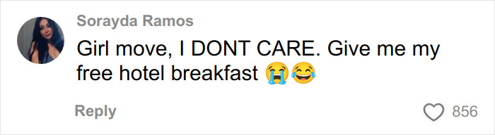 Um comentário de mídia social de Sorayda Ramos diz: 