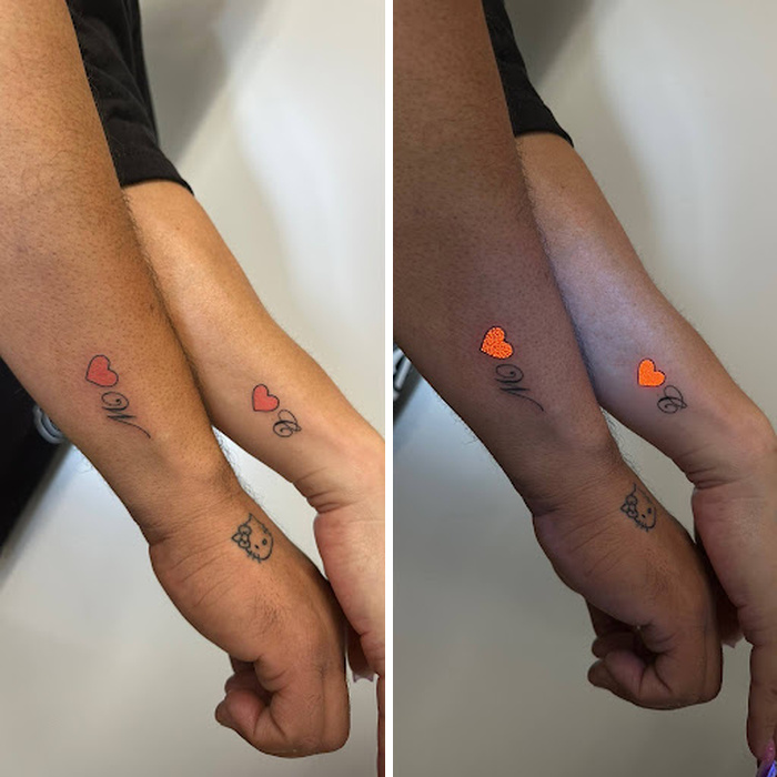 His And Hers UV Hearts