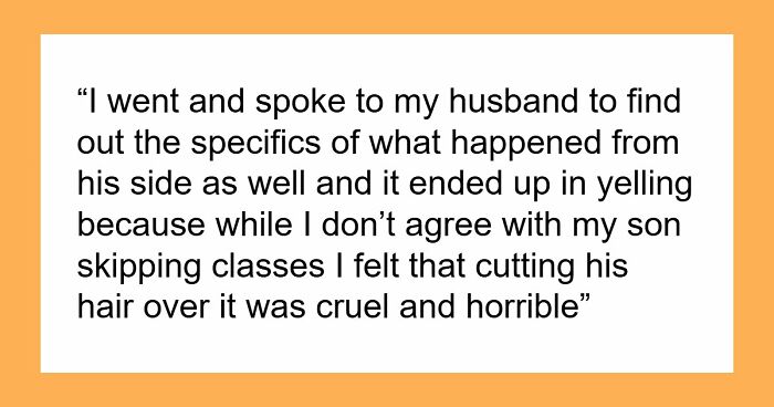 Evil Stepdad Cuts Teen’s Hair By Force, Ends Up Getting Pricey Revenge From His Own Wife