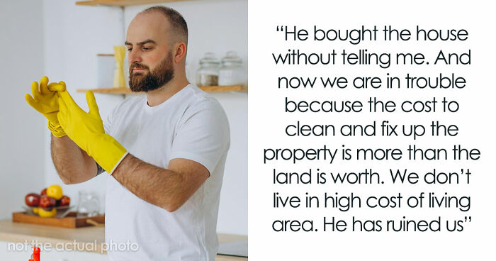 Guy Secretly Buys A Fixer-Upper Full Of Hazards, Wife Opens The Door To Mold And Financial Nightmare