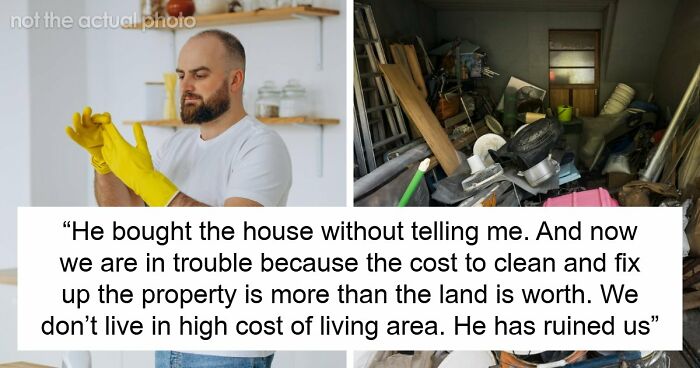 Guy Secretly Buys A Fixer-Upper Full Of Hazards, Wife Opens The Door To Mold And Financial Nightmare