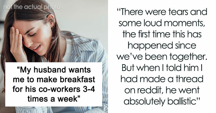 Husband Blows Up At Wife When She Confronts Him About Having To Cook Breakfast For His Colleagues