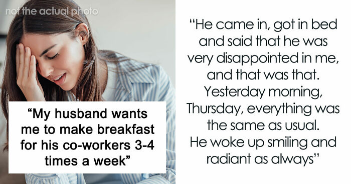Husband Blows Up At Wife When She Confronts Him About Having To Cook Breakfast For His Colleagues