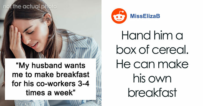 Husband Blows Up At Wife When She Confronts Him About Having To Cook Breakfast For His Colleagues