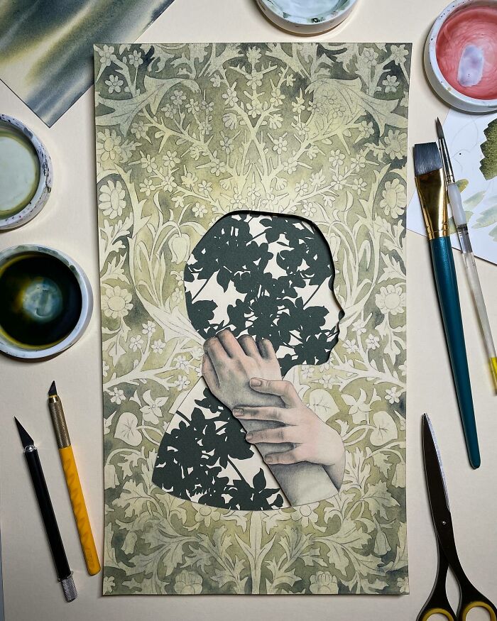 Paper Art Cut Collages Christine Kim