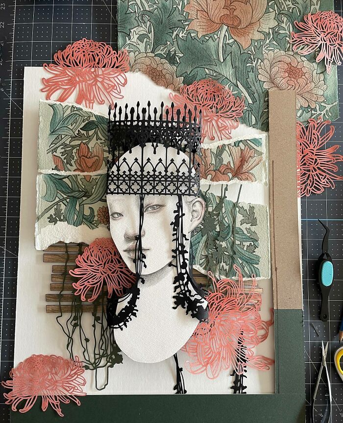 Paper Art Cut Collages Christine Kim