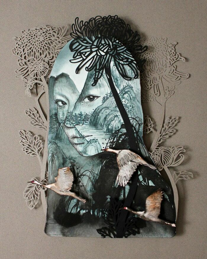 Paper Art Cut Collages Christine Kim