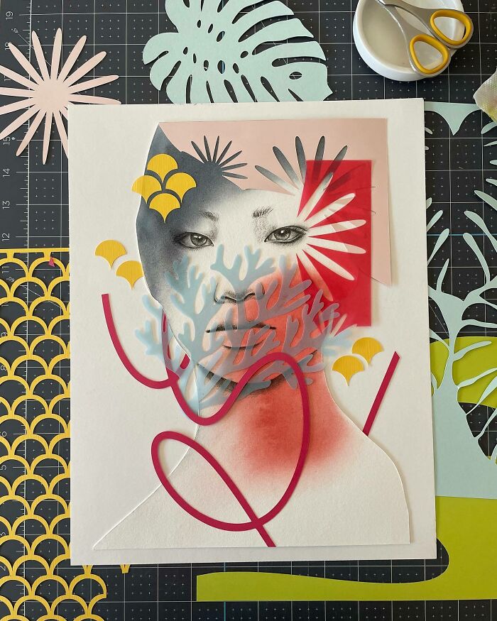 Paper Art Cut Collages Christine Kim