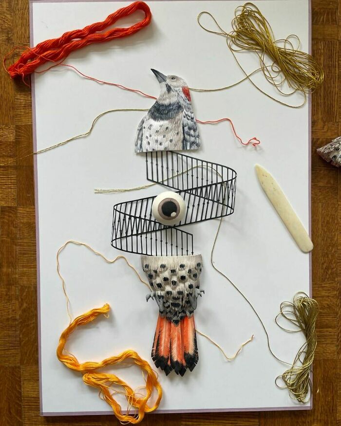 Paper Art Cut Collages Christine Kim