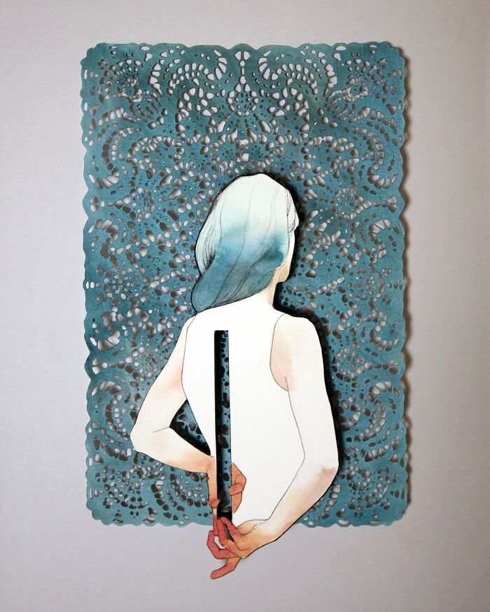 Paper Art Cut Collages Christine Kim