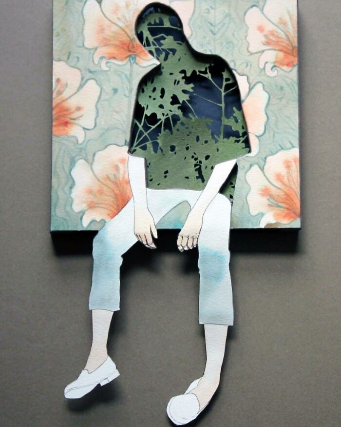 Paper Art Cut Collages Christine Kim