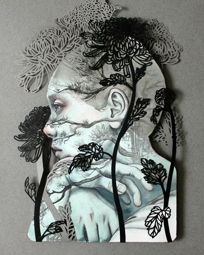Paper Art Cut Collages Christine Kim