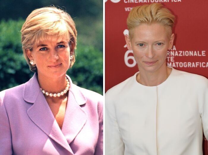 Side by side portrait of iconic celebrity friends