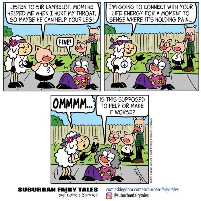 This Cartoonist Creates Hilarious Comics About Pigs And Wolves, And Each One Ends With The Perfect Twist-Interview