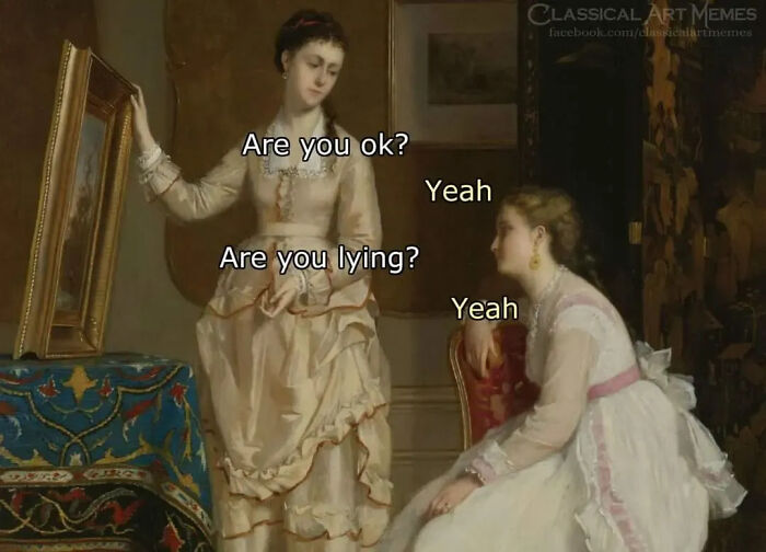 This Page With Over 700k Followers Turns Classical Paintings Into Relatable And Hilarious Memes