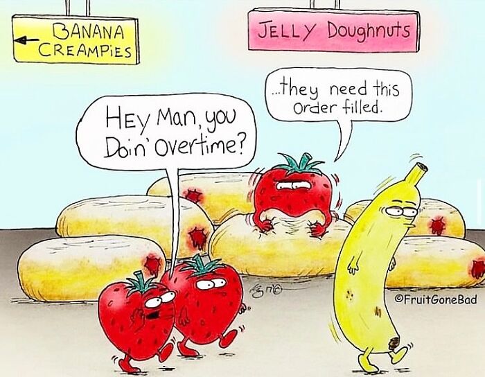 These Hilarious Comics Turn Fruits Into Wild, Slightly Twisted Characters And People Can’t Get Enough (39 New Pics)