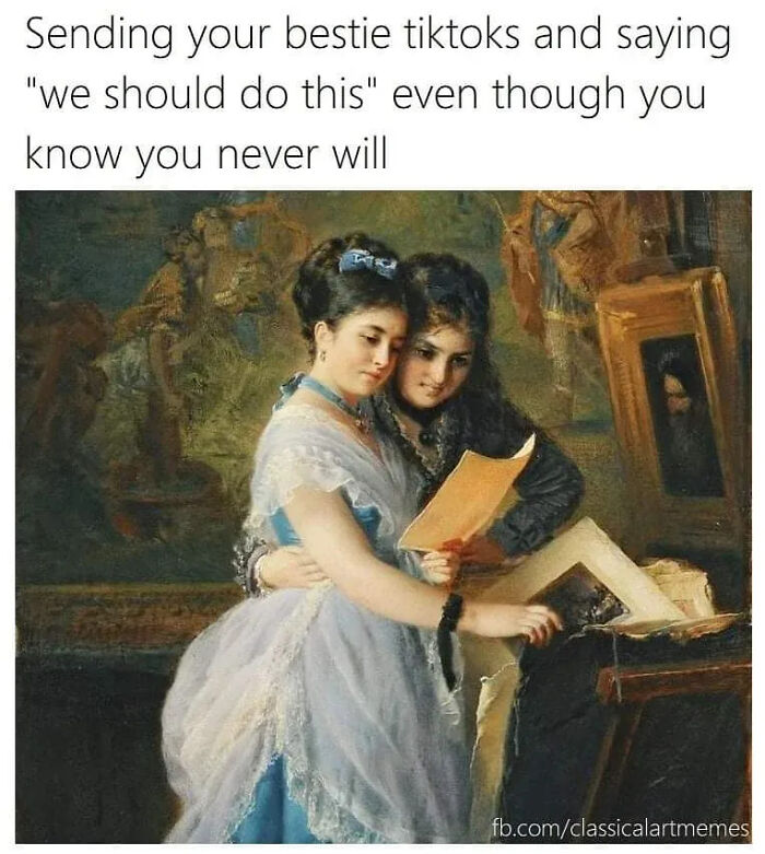 This Page With Over 700k Followers Turns Classical Paintings Into Relatable And Hilarious Memes
