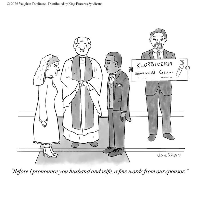 These Clever One-Panel Cartoons By Vaughan Tomlinson Turn Everyday Situations Into Brilliant Absurd Humor (40 New Pics)