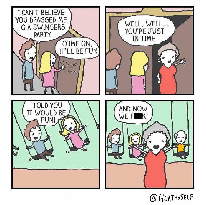 30 Absurd And Brilliant “Goat To Self” Comics By Cameron Spires That Take Humor To Unexpected Extremes (New Pics)