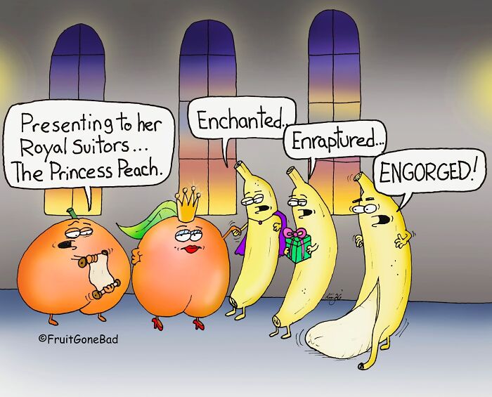 These Hilarious Comics Turn Fruits Into Wild, Slightly Twisted Characters And People Can’t Get Enough (39 New Pics)