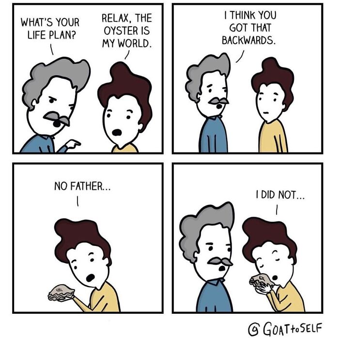 30 Absurd And Brilliant “Goat To Self” Comics By Cameron Spires That Take Humor To Unexpected Extremes (New Pics)