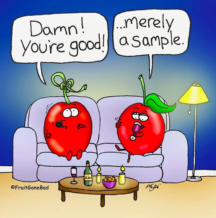 These Hilarious Comics Turn Fruits Into Wild, Slightly Twisted Characters And People Can’t Get Enough (39 New Pics)