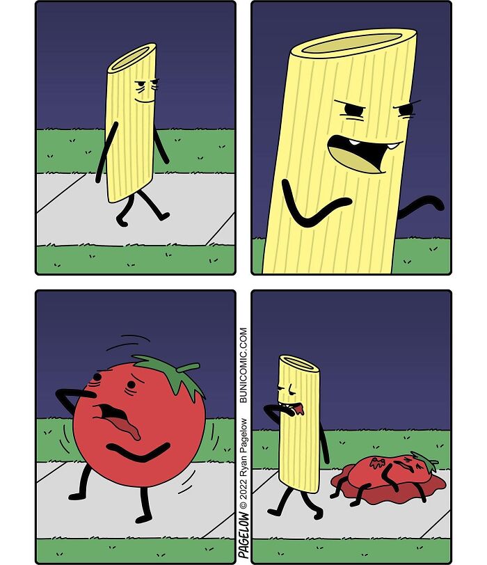 These Comics Imagine Fruits And Vegetables With Minds Of Their Own And The Humor Is Brilliantly Dark (30 Pics)