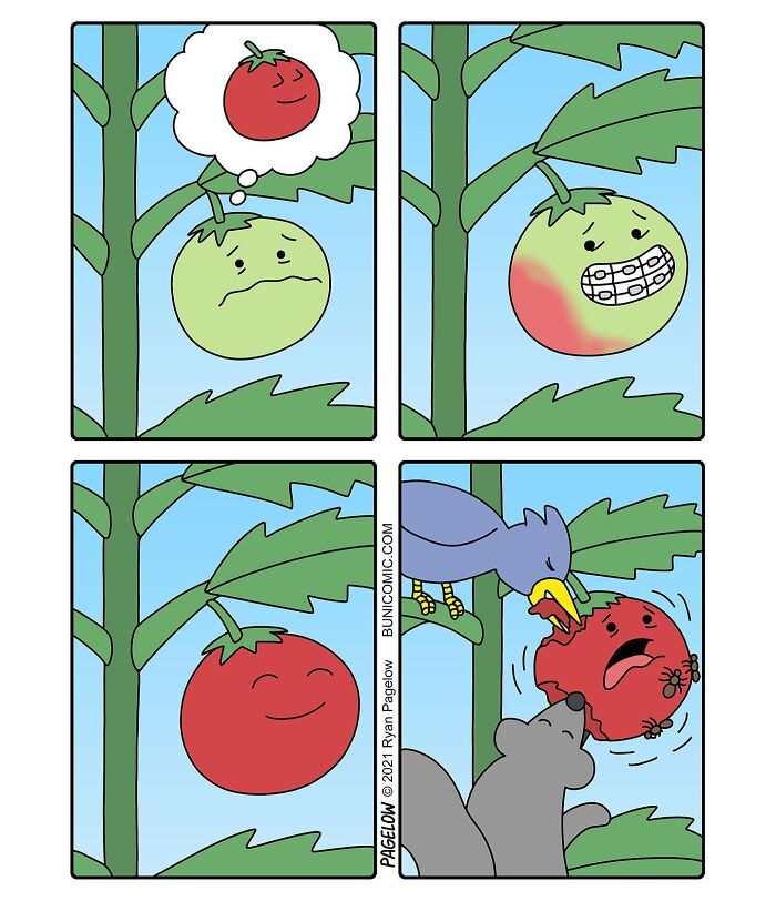 These Comics Imagine Fruits And Vegetables With Minds Of Their Own And The Humor Is Brilliantly Dark (30 Pics)