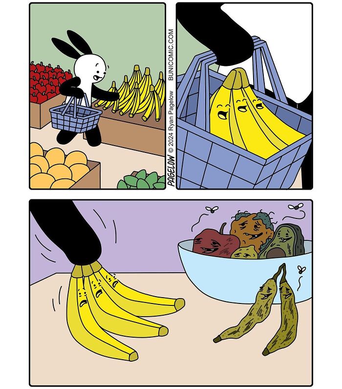 These Comics Imagine Fruits And Vegetables With Minds Of Their Own And The Humor Is Brilliantly Dark (30 Pics)